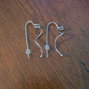 Silver Spiral Earrings